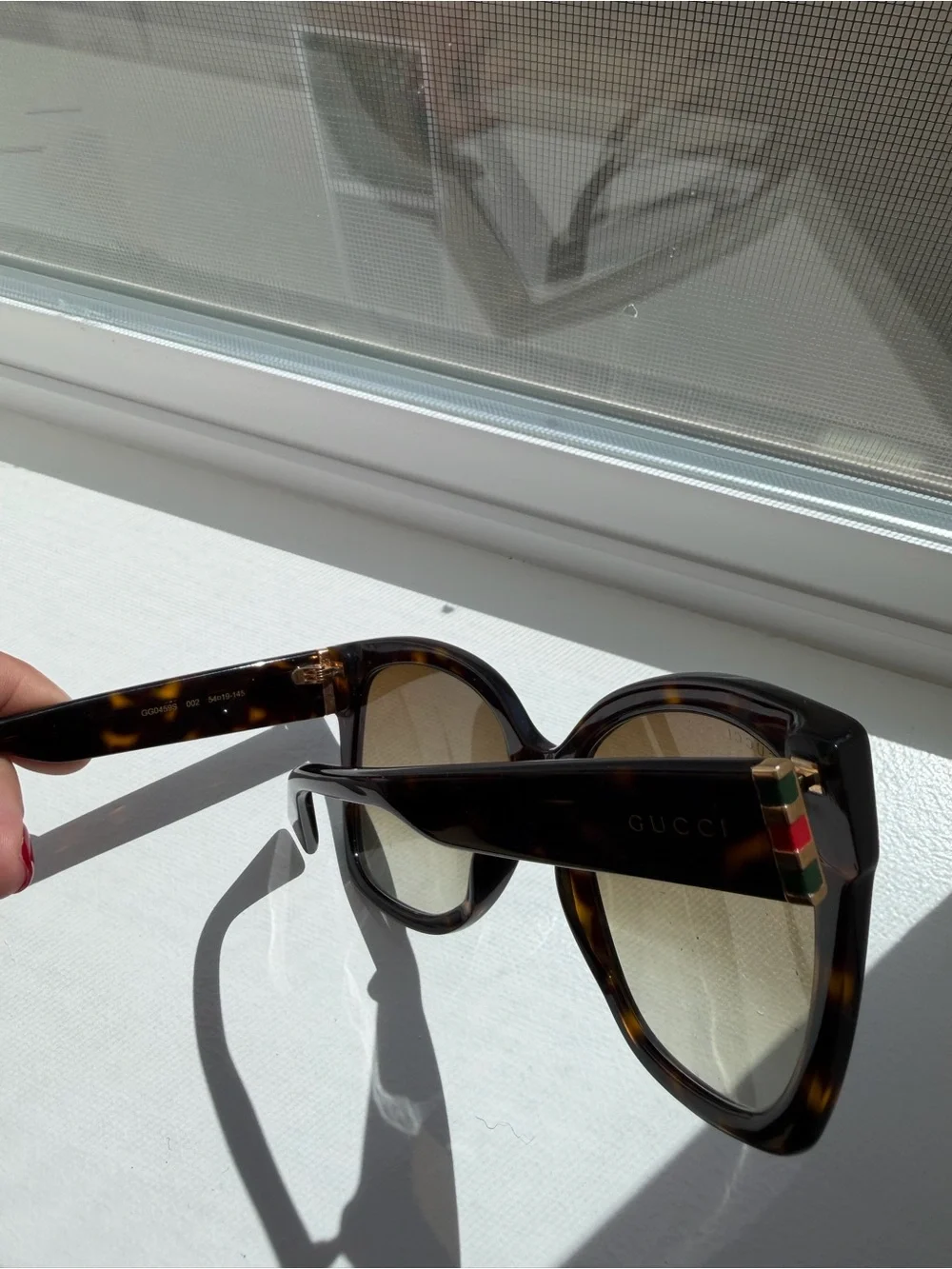 Gucci Tortoiseshell Cat-Eye Women’s Sunglasses - Brown Lenses